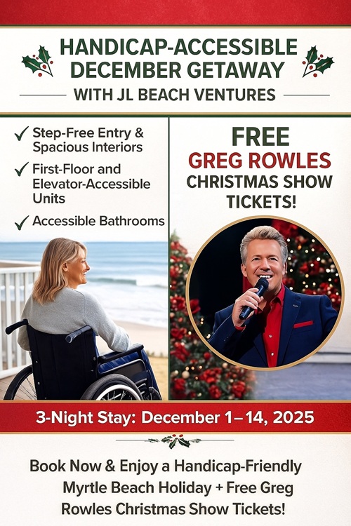 December getaway in North Myrtle Beach SC