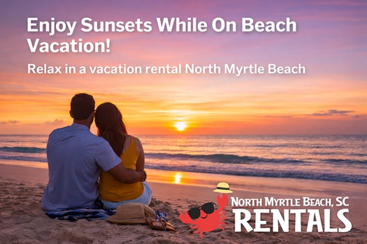 sunsets while on beach vacation