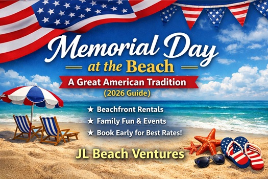 Memorial Day beach vacation rental