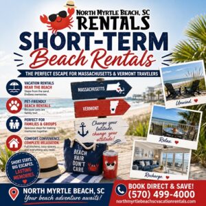 Short-term Beach Rentals in North Myrtle Beach