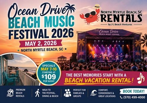 beach vacation rental in North Myrtle Beach SC