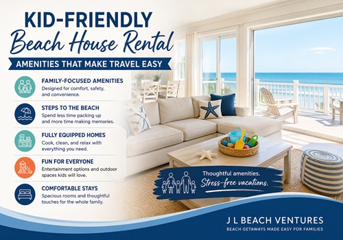 kid-friendly beach house rentals